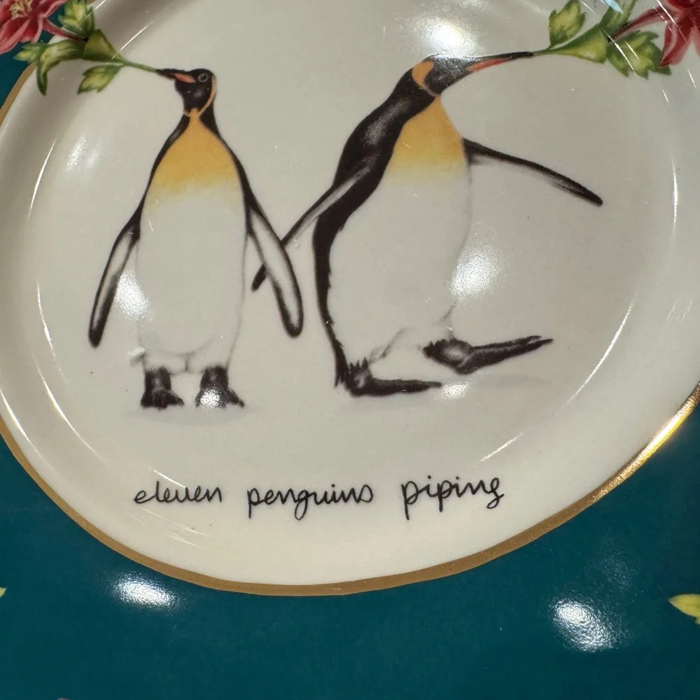 Lou Rota‎ 12 days of Christmas Plate ( ten Lords Leaping)